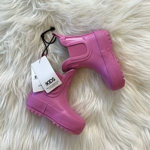 Cotton On Kids Toddler/Baby Rain Boots Pink 3/4 NEW